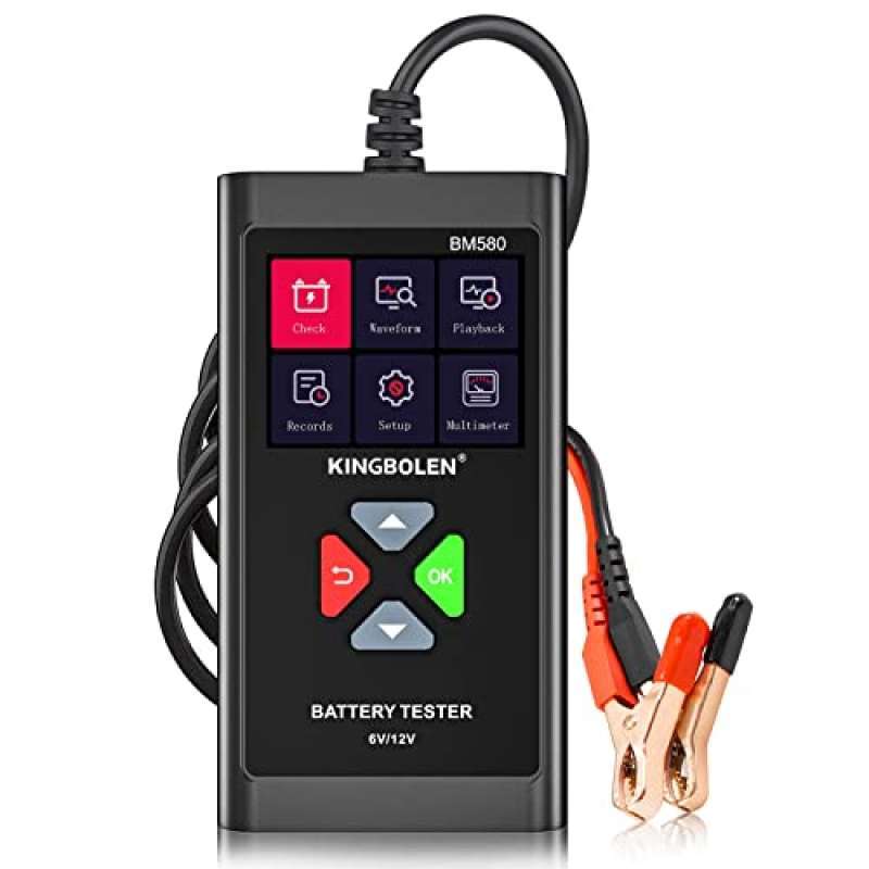 thumbnail image 2 of 1300CCA 6V/12V Car Battery Load Tester & Analyzer - Portable For Mechanics 2 of 5