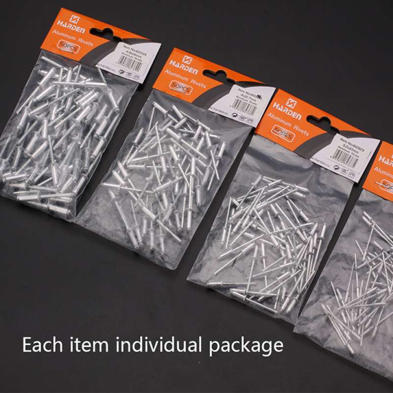 Paku Rivet Pack Promo Paku Alumunium Rivet 2.4mm, 3.2mm, 4mm, 4.8mm / Paku Rivet Harden ...