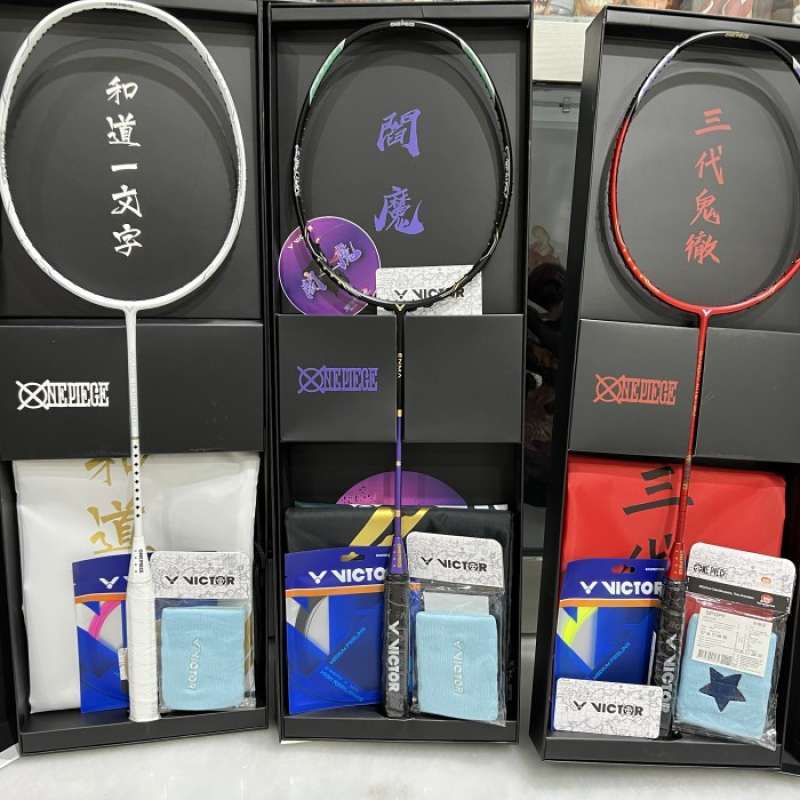 Jual Victor onepiece one piece enma zoro raket badminton di Seller