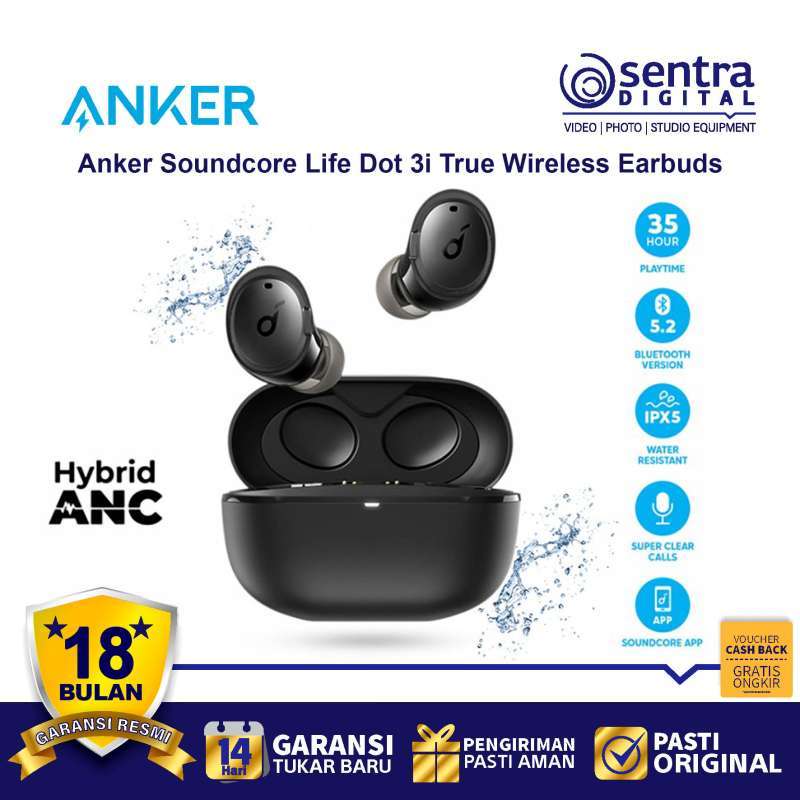 Promo True Wireless Earbuds Anker Soundcore Life Dot 3i TWS - A3982 ...