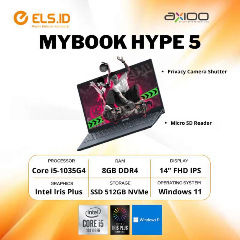 Jual Axioo Mybook Hype 5 Core I5 1035g4 8gb Ssd 512gb 14 Fhd Irisplus ...