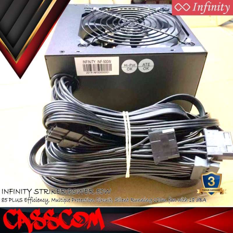 Infinity Power Source Jual Power Supply Infinity 550 Watt 85+ Efficiency Psu 550w Garansi 3 ...