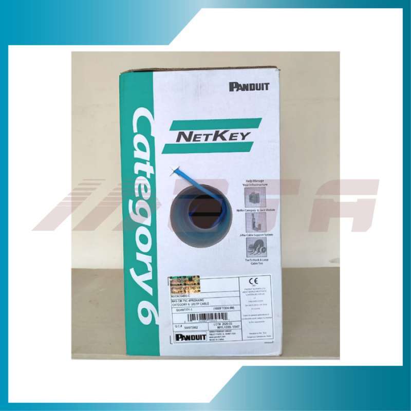 Promo Panduit Netkey Utp Kabel Cat6/panduit Netkey Kabel Lan Cat6/kabel ...