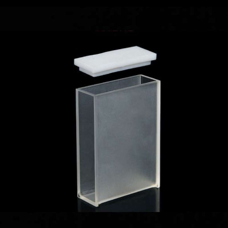 Jual Standard Spectrophotometer Cuvette with Lid Path Length 20 mm di