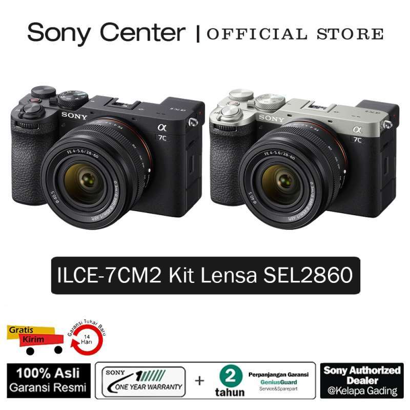 Jual Sony Center Jakarta - Sony Alpha A7c Ii Kit Lensa 28-60mm/ Kamera ...