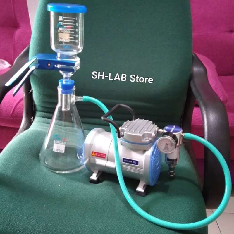 Promo 2 IN 1 Glass Vacuum Filtration Plus Vacuum Pump Rocker 300 Diskon