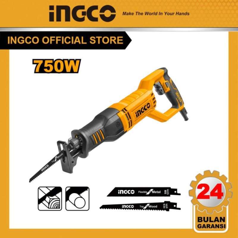 Promo MESIN RECIPROCATING SAW PIPA BESI , ALUMINIUM & KAYU ingco RS8008