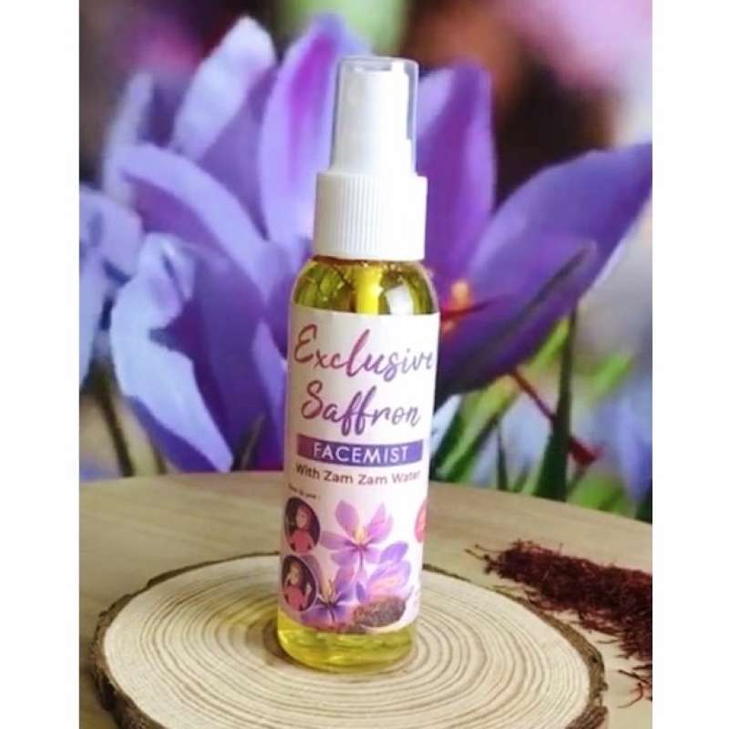 Jual EXCLUSIVE SAFFRON WITH ZAM ZAM WATER FACE MIST 100 ML / 60 ML di