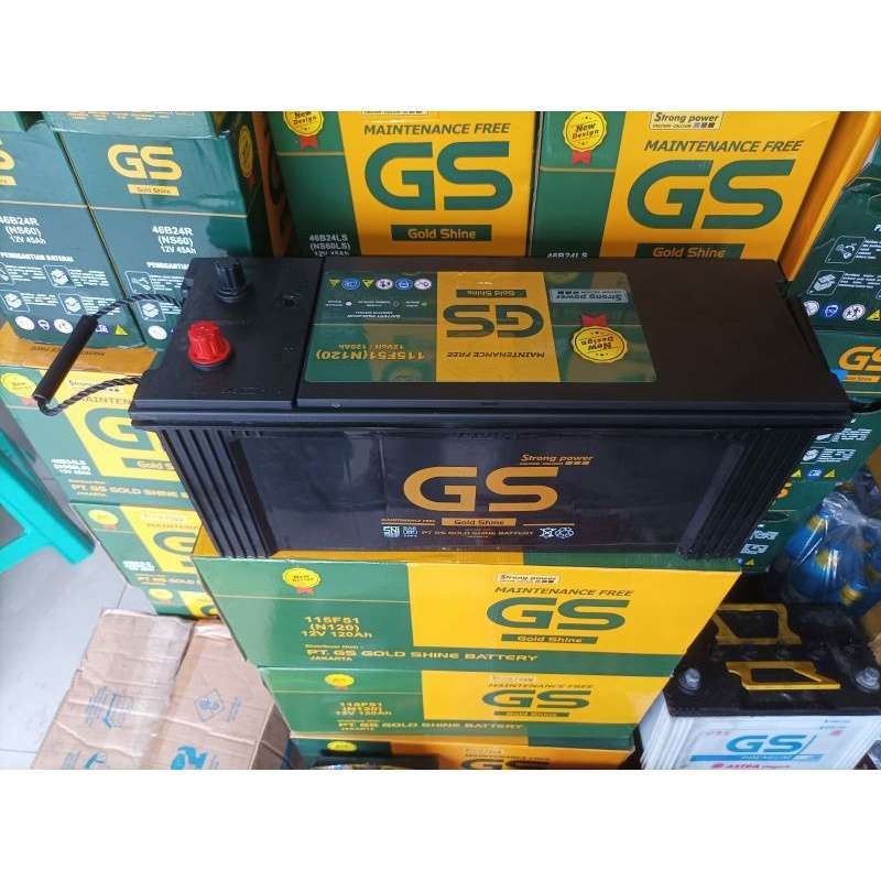 Promo Accu/ aki kering n120 12v 120ah gs mf generator genset doozer