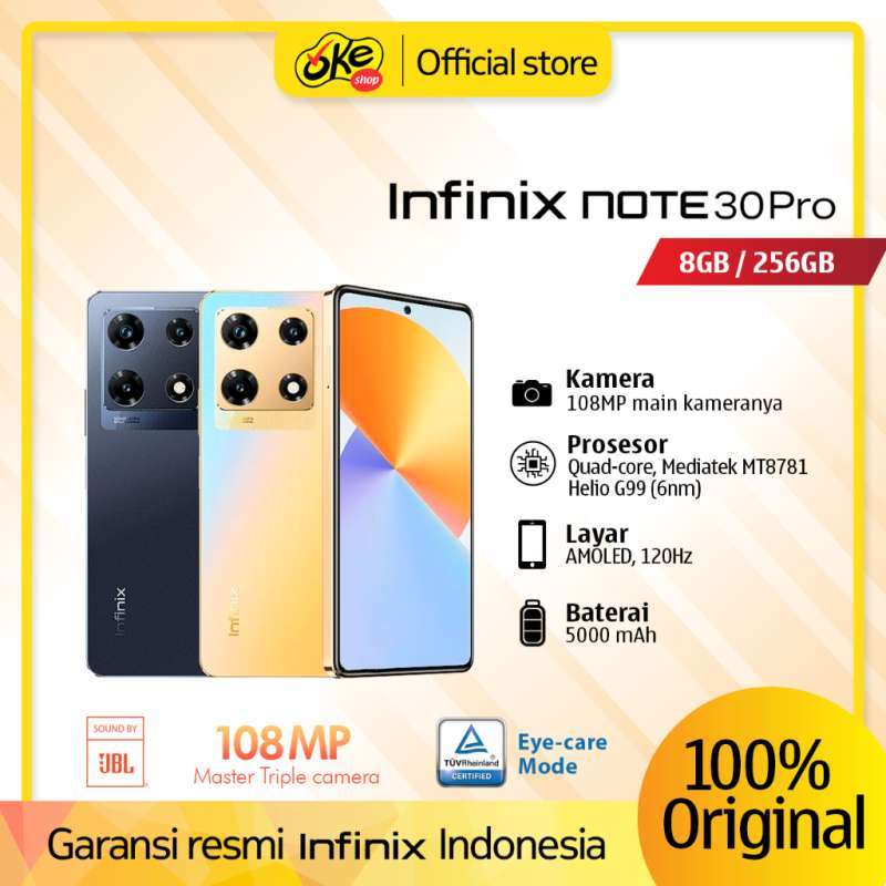 Jual Infinix Note 30 Pro Official Spesifikasi Original, Murah & Diskon ...