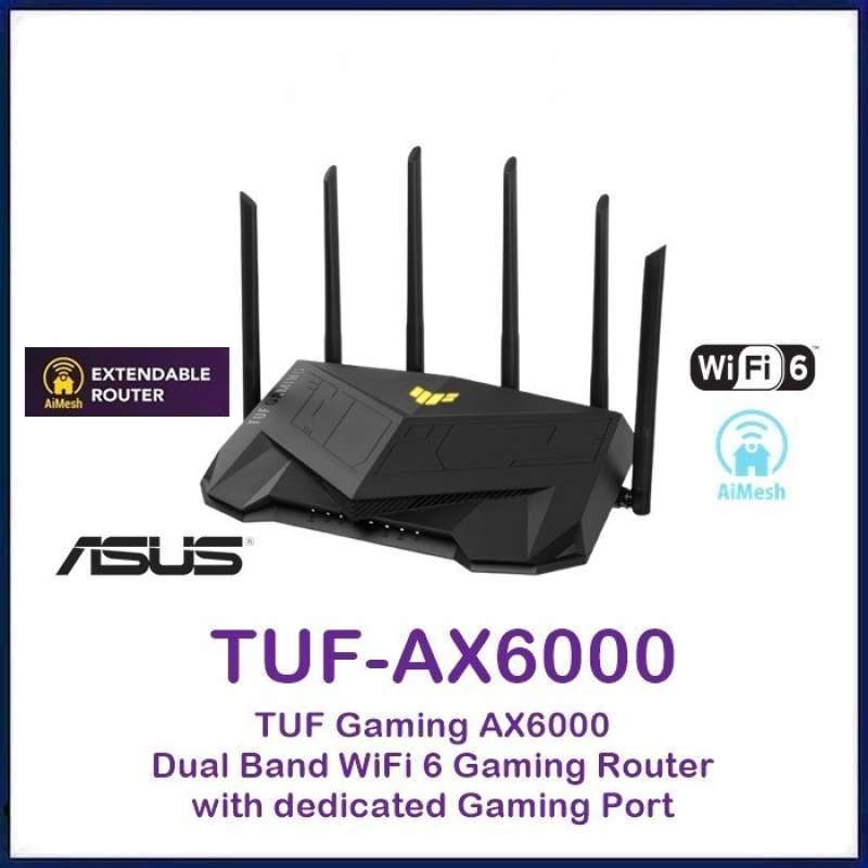 Jual Asus Tuf-ax6000 Tuf Gaming Ax6000 Dual Band Wifi 6 Gaming Router ...