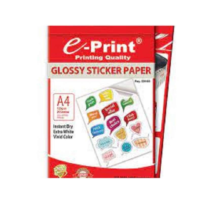 Jual Sticker Glossy 135 Gsm 🏷️ Original Terbaru, Terlengkap, & Harga ...