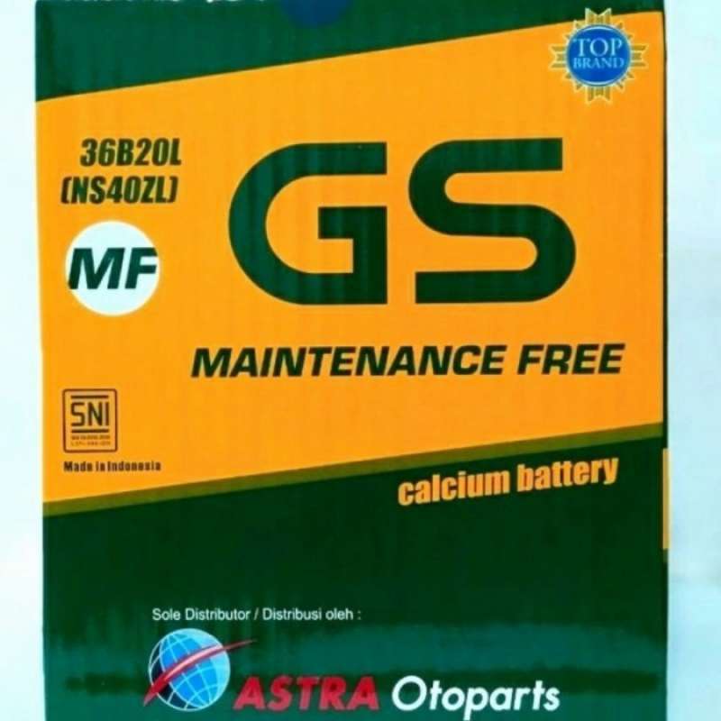Promo Aki GS MF NS 40 ZL/ Aki Mobil/ Jazz/ Agya Diskon 24% di Seller