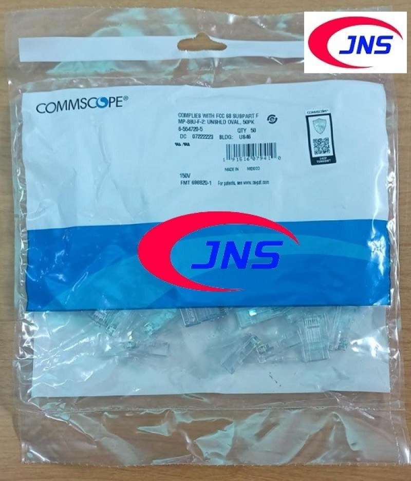 Promo New Amp Commscope Konektor Rj45 Cat.5e Diskon 38% Di Seller ...