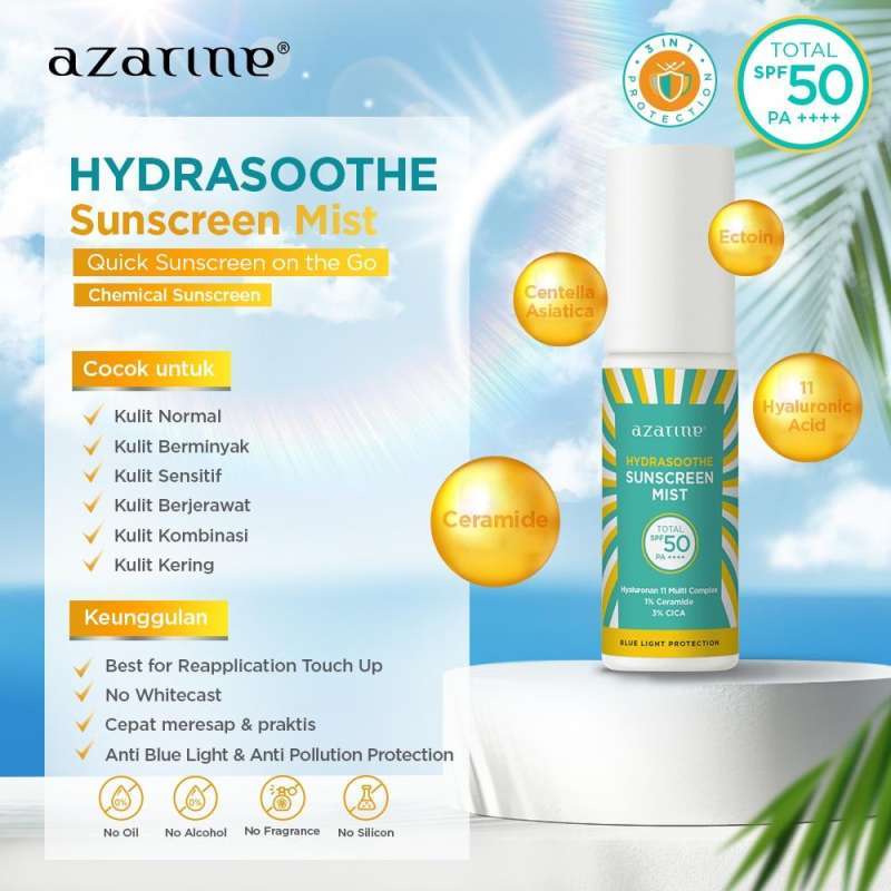 Jual Azarine Sunscreen Original - Calm My Acne Sunscreen Di Seller ...