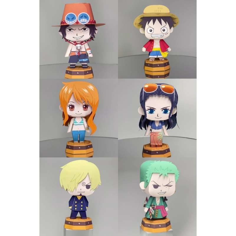 Promo Papercraft Anime One Piece Action Figure Sanji Diskon 33 Di