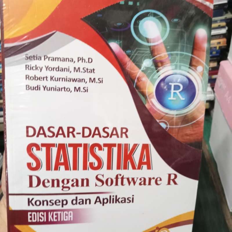 Promo Dasar Dasar Statistika Dengan Software R Konsep Dan Aplikasi Ori ...