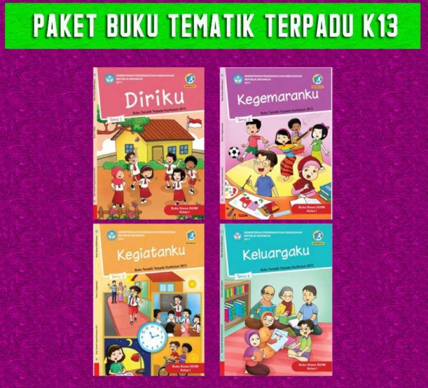 Promo BUKU PAKET TEMATIK SEMESTER 1 KELAS 1 SD - TEMA 1 2 3 4 Diskon 28 ...