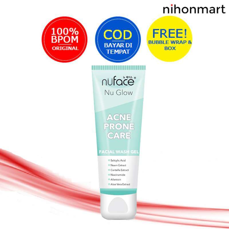 Jual Nuface Nu Glow Acne Prone Care Facial Wash Gel 80g di Seller Grand