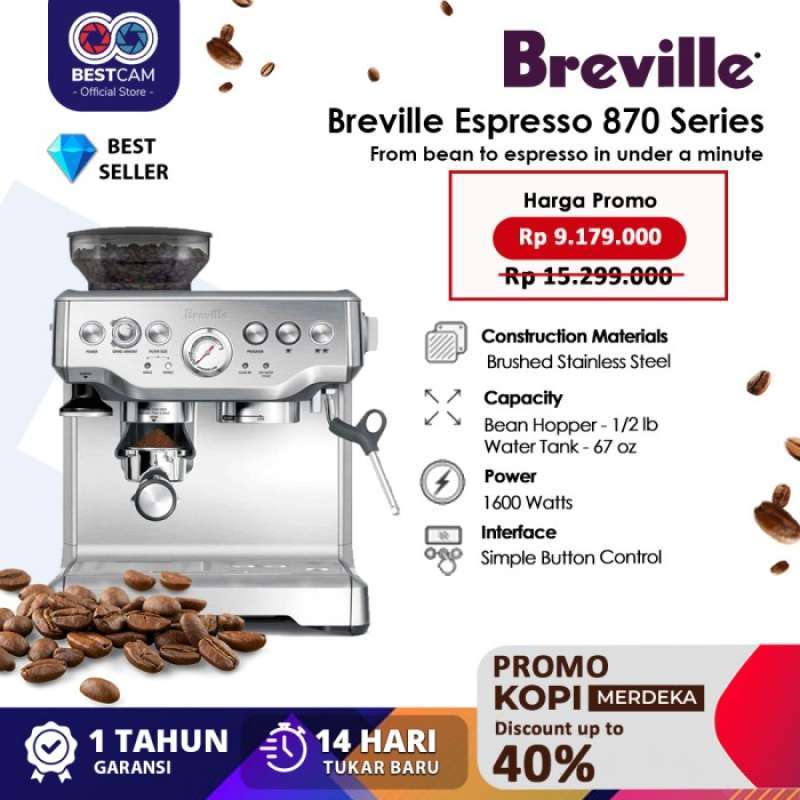 Jual Mesin Kopi Breville Espresso Coffee Maker Machine Bes870 Not