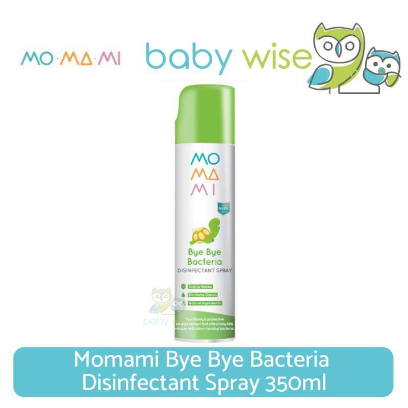 Goodbye Bacteria Promo Momami Bye Bye Bacteria Disinfectant Spray 350ml Diskon 33% Di ...