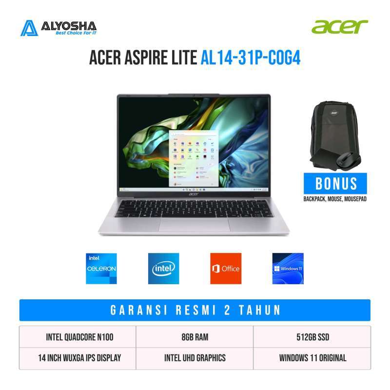 ACER LAPTOP ASPIRE LITE AL14-31P-C0G4 14