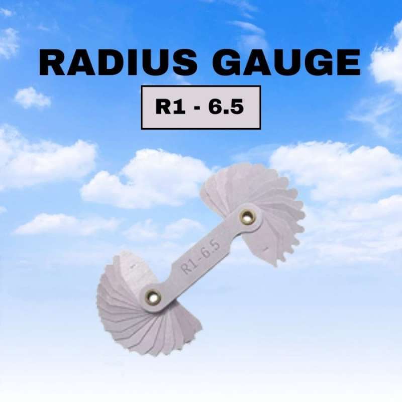 Promo Radius gauge mal radius R1 sampai R100 Diskon 23% di Seller ...