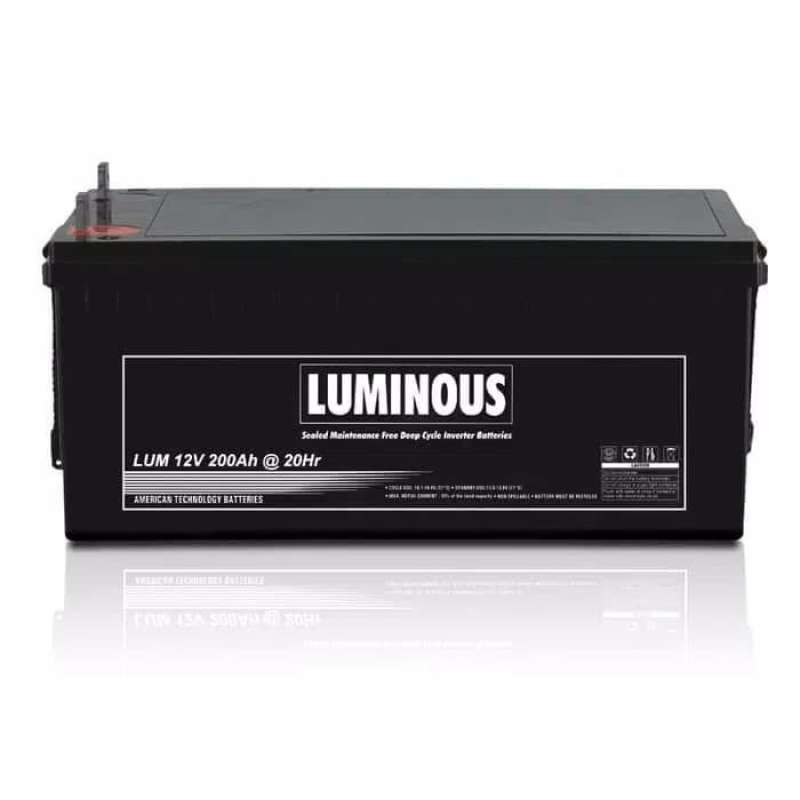 Promo Aki Kering / Baterai VRLA 200ah Luminous AGM Deep Cycle Diskon 23