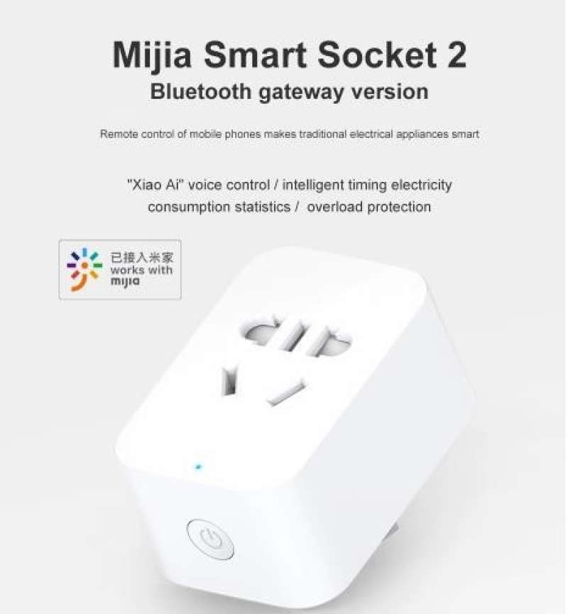 Promo Mijia Smart Socket Smartphone Control Gateway Bluetooth Version ...