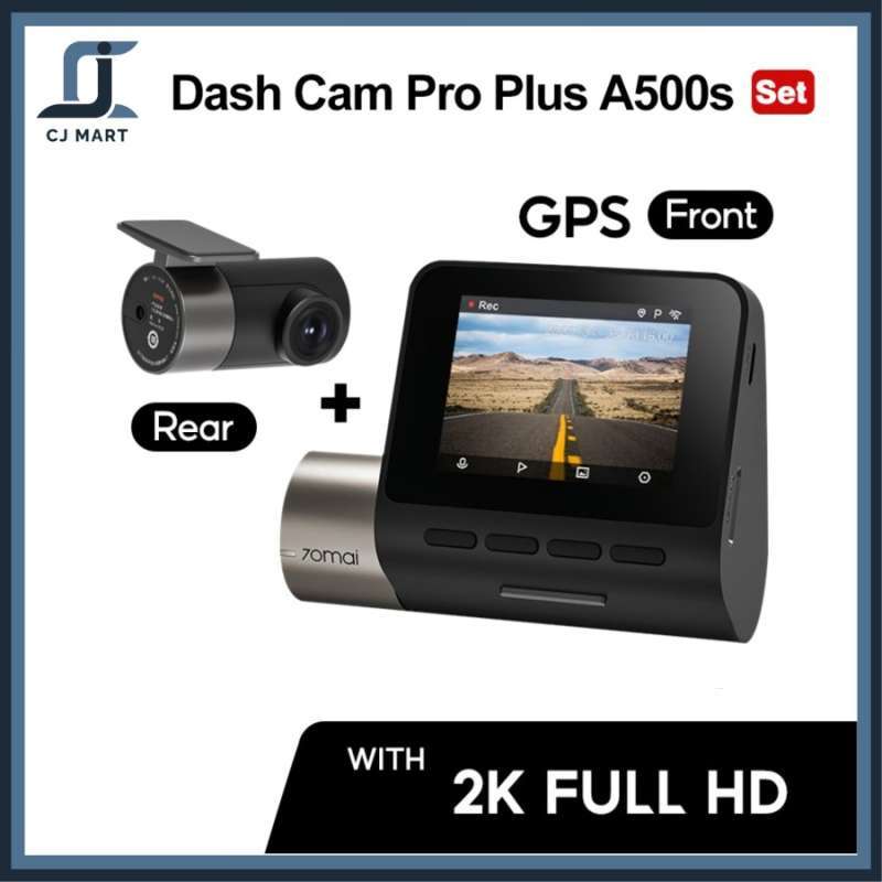 Promo 70mai Dash Cam Pro Plus A500s 1944P GPS ADAS Set(Front +Rear ...