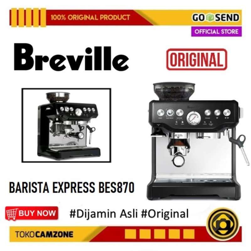 Jual Terbaru Mesin Kopi Breville Bes870 The Barista Express 1700W