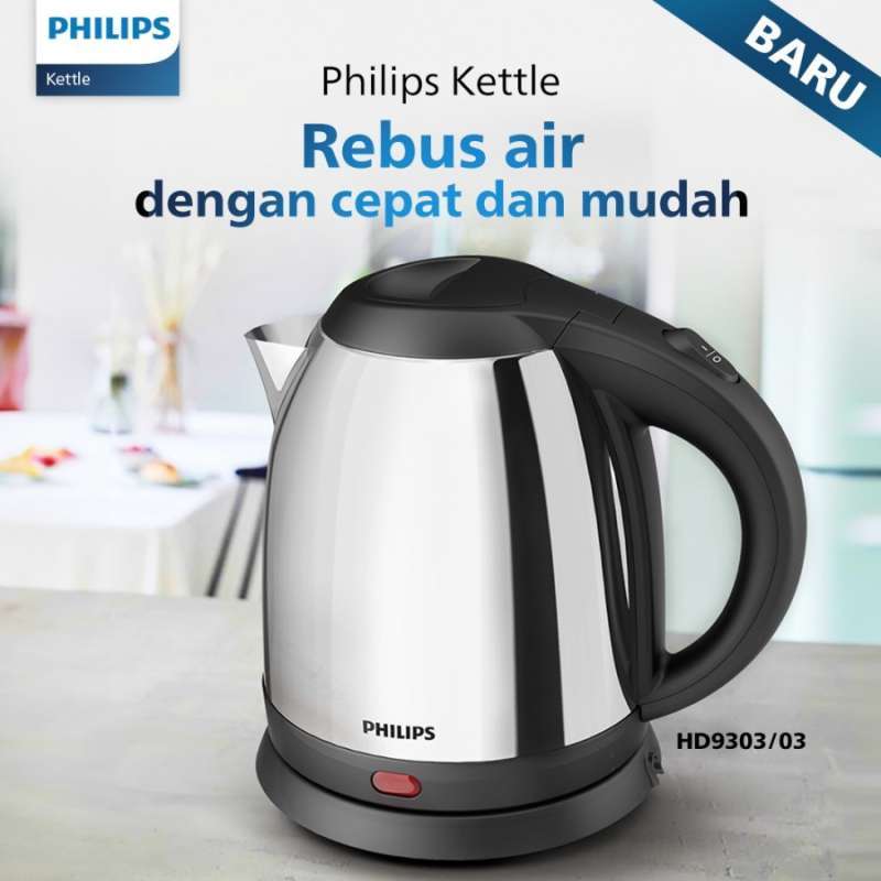 Promo Philips Kettle Listrik Stainless Steel Hd9303 03 Teko Listrik Hd 9303 Diskon 13 Di Seller Tokoamac Official Store Tokoamac Kota Tangerang Blibli