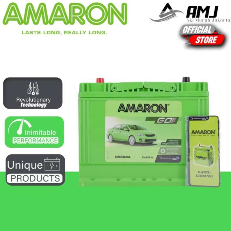 Promo New Aki Mobil Ford Escape Ns70L / 65D26L Amaron Go Aki Kering 12V