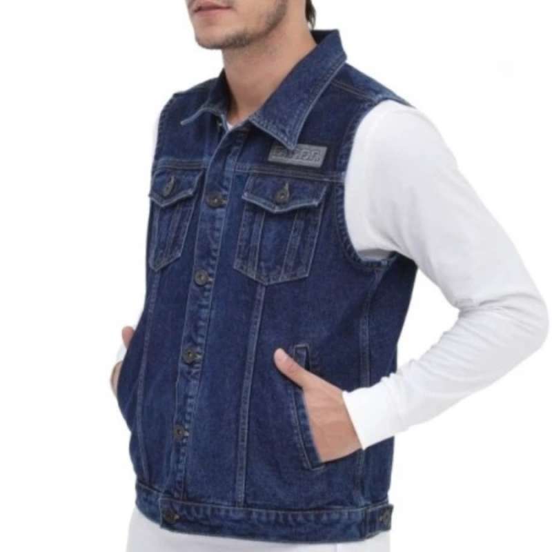 Rompi Eiger Barier Denim Vest 7649