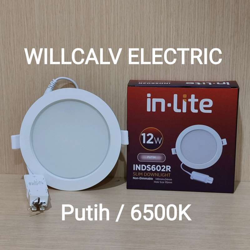 Promo Lampu Downlight Led Inlite Inds602r 12W 5 Inchi Putih 6500k ...