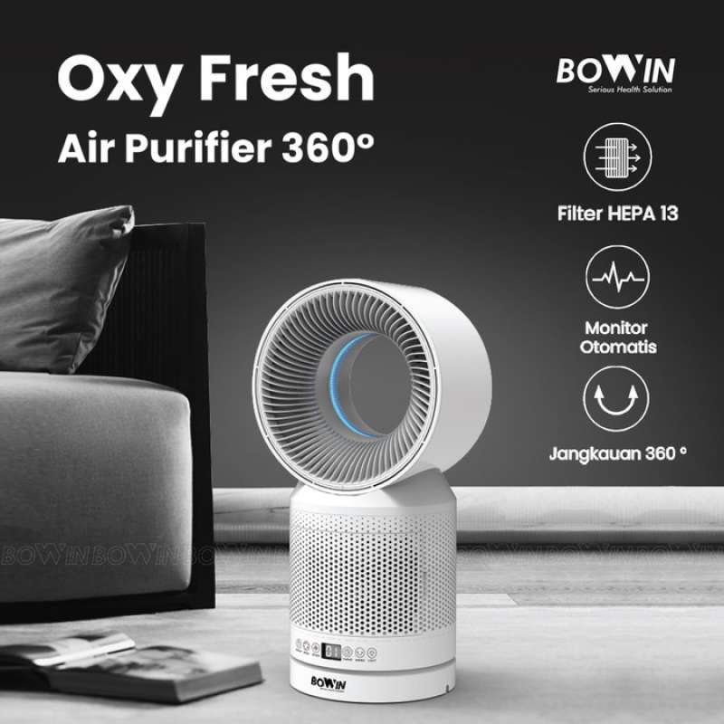 Jual Bowin Air Purifier Oxy Fresh 360 filter Hepa 13 Karbon Aktif New Di Seller Kuniy Store Kramat Kota Jakarta Pusat Blibli