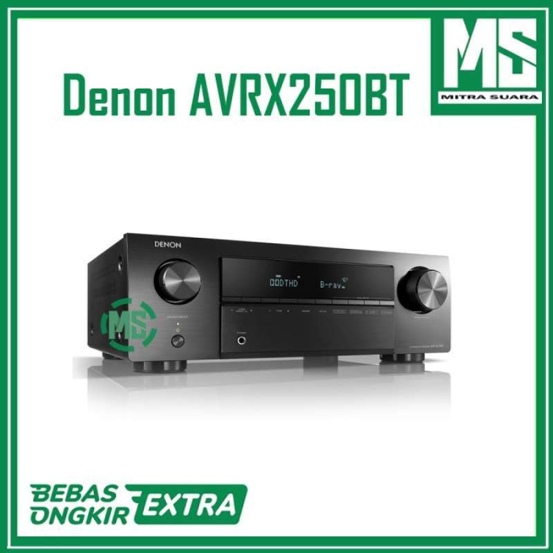 Promo Denon AVRX250BT AV Receiver AVR-X250BT Amplifier AVR-X250 BT ...