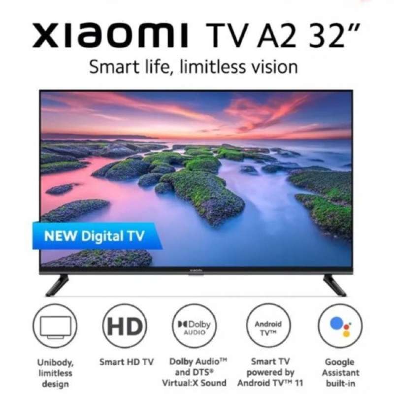 Promo Xiaomi Tv 32 Inch Android Xiaomi 32 Inch A2 32 Android Tv 32 Inch ...