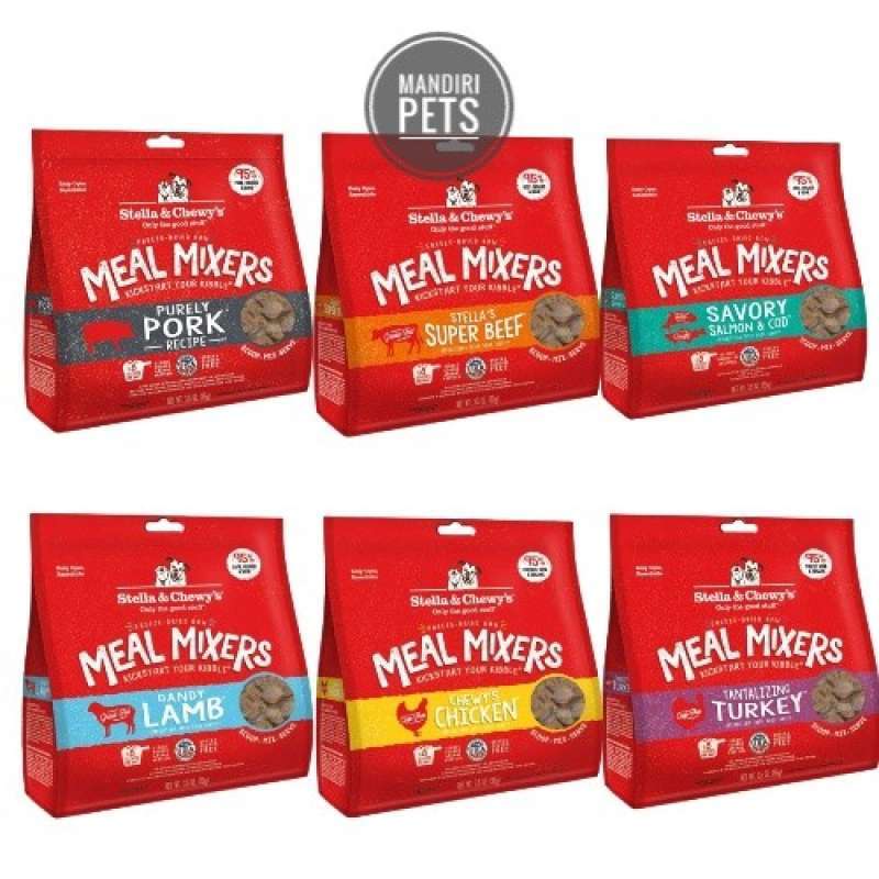 Promo Stella & Chewy's Meal Mixers Freeze Dried Raw Dog Treats Diskon