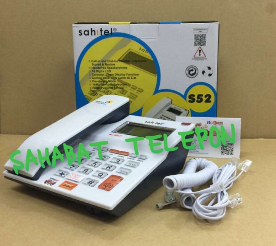 Promo Telephone/ Telepon/ Telpon Kabel Rumah Kantor Sahitel S52 Terbaik