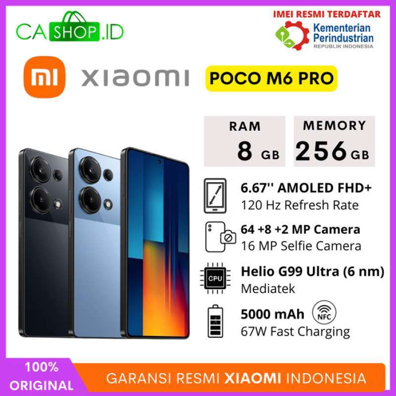 Jual Xiaomi Poco M6 Pro Nfc - 8gb 256gb (8/256) Amoled Garansi Resmi Di ...
