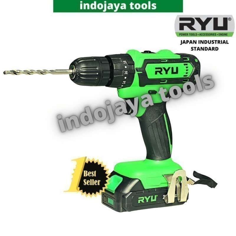Promo Ryu Bor Tembok Baterai Cordless RCI 20V Impact Drill Set 20 V ...