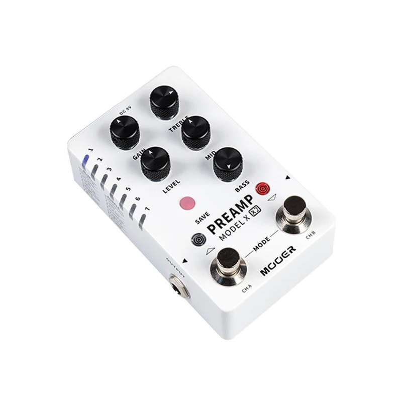 Preamp Digitale Mooer Model X2 - Dual Channel, Pedale Per Effetti Chitarra Con Cavo USB - Foto 3