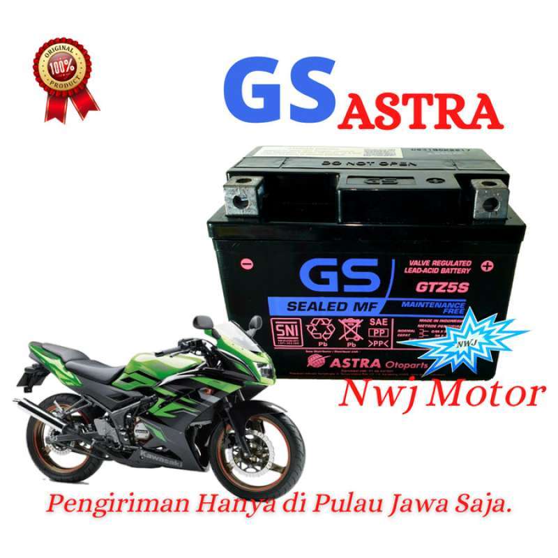 Promo Aki Motor Kawasaki Ninja Rr 150 Athlete Zx130 Gtz5s Gtz4v Gs