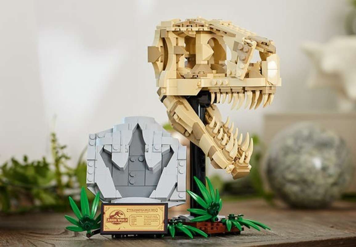 Promo LEGO Jurassic World 76964 Dinosaur Fossils: T. rex Skull Diskon ...