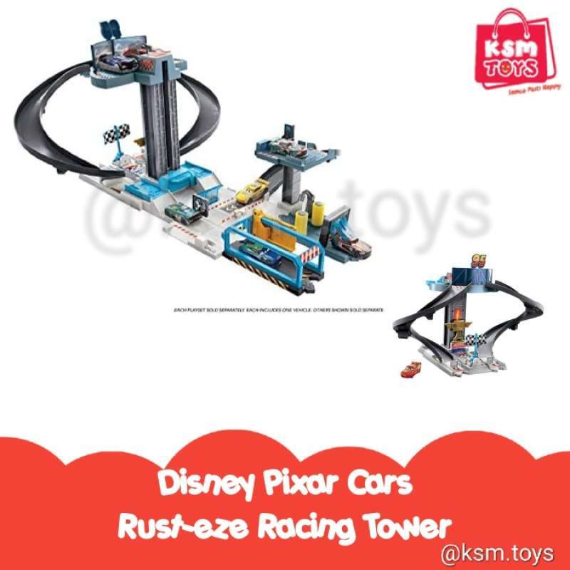 Promo DISNEY PIXAR CARS RUST-EZE RACING TOWER PLAYSET - LUTOFIA Diskon ...