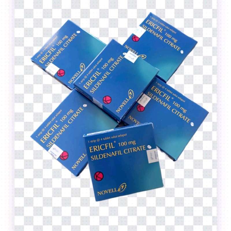 Jual ericfil/sildenafil 100 mg / box exp 2025 di Seller Sehat Shop ...