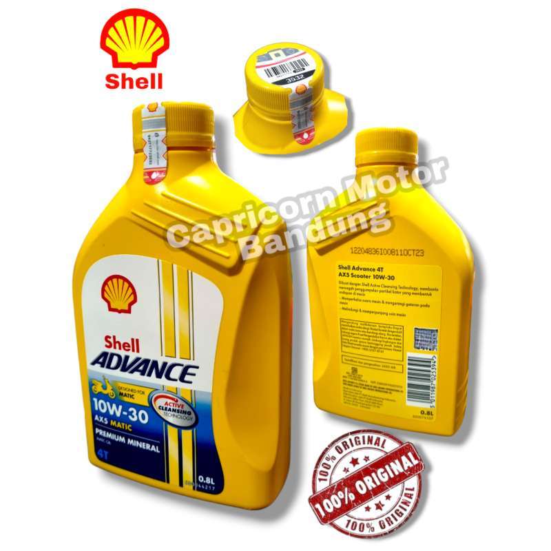 Jual SHELL ADVANCE 4T AX5 SCOOTER SAE 10W 30 JASO MB AX 5 Oli Motor