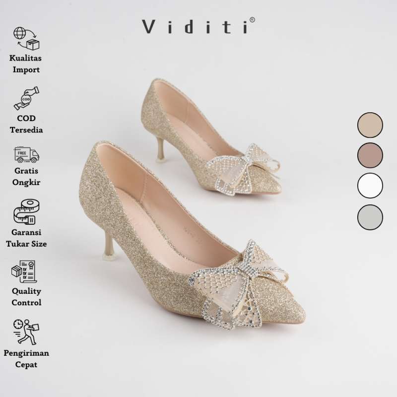 Sepatu high heels 1 cm online