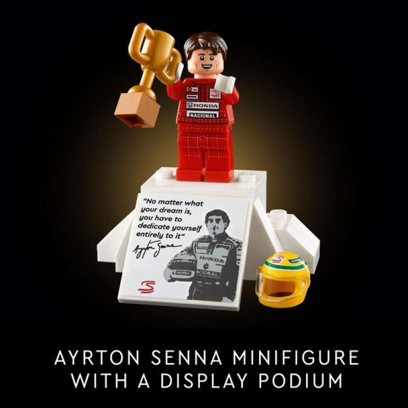 Jual LEGO Icons 10330 McLaren MP4/4 & Ayrton Senna (693 Pieces) Mainan